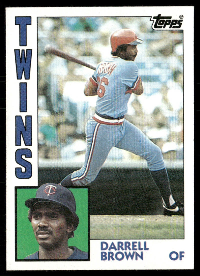 Darrell Brown 1984 Topps #193 RC Minnesota Twins