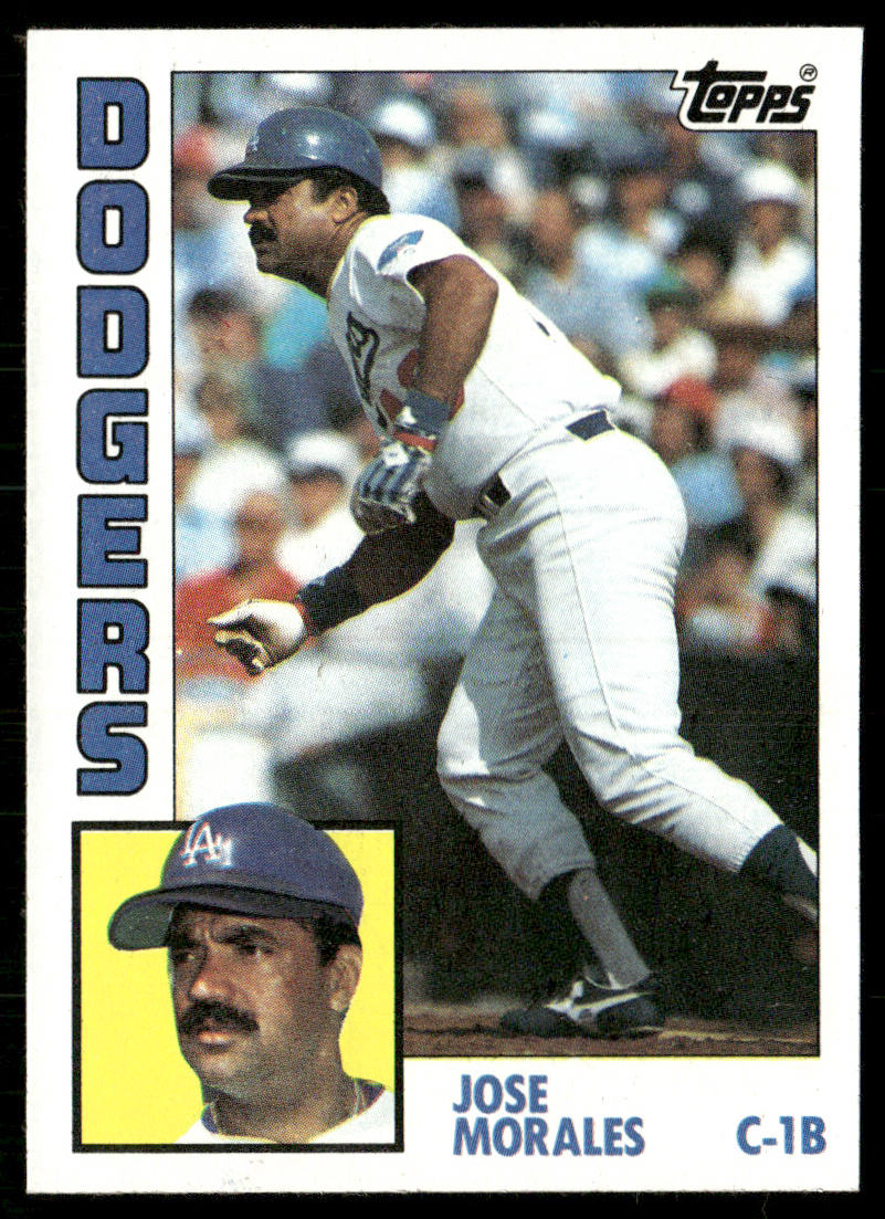 Jose Morales 1984 Topps #143 Los Angeles Dodgers