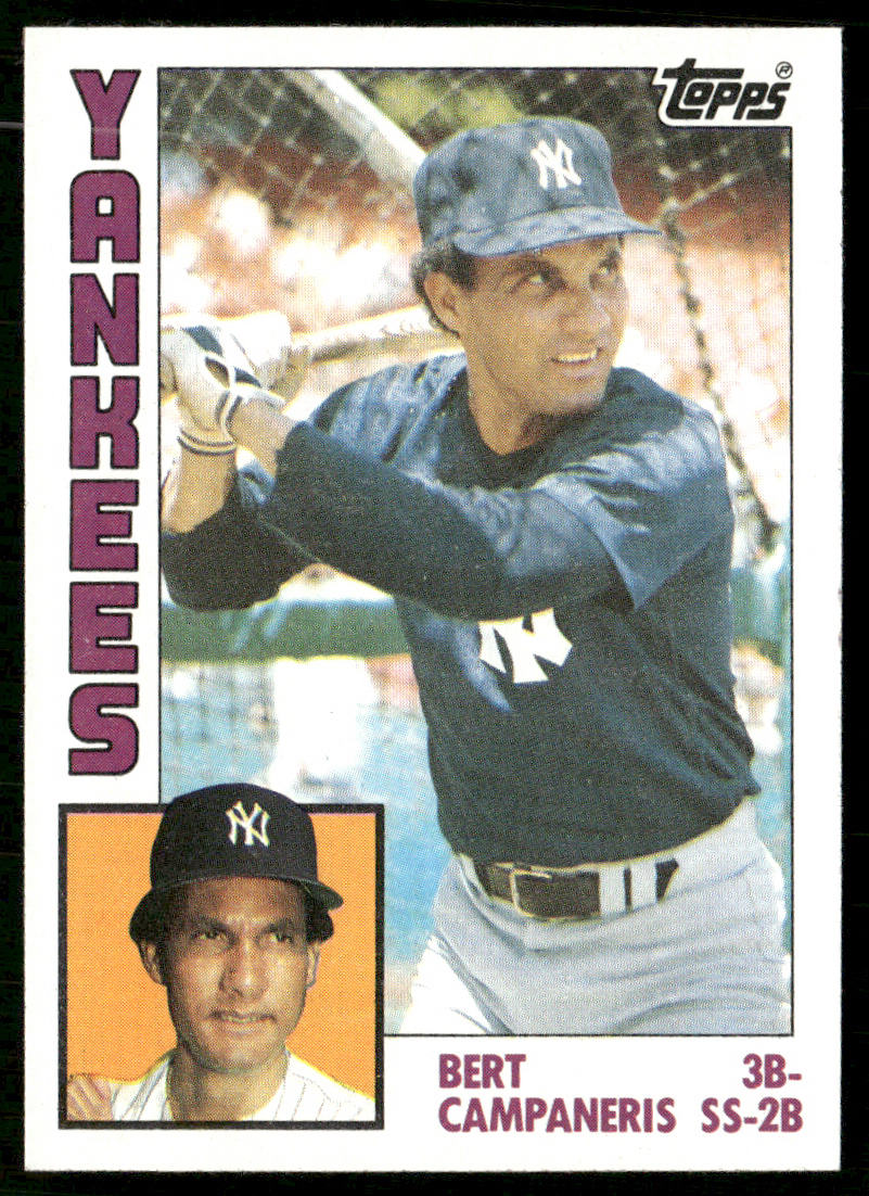 Bert Campaneris 1984 Topps #139 New York Yankees