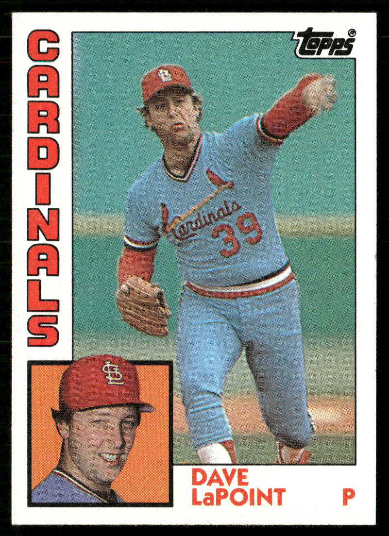 Dave LaPoint 1984 Topps #627 St. Louis Cardinals