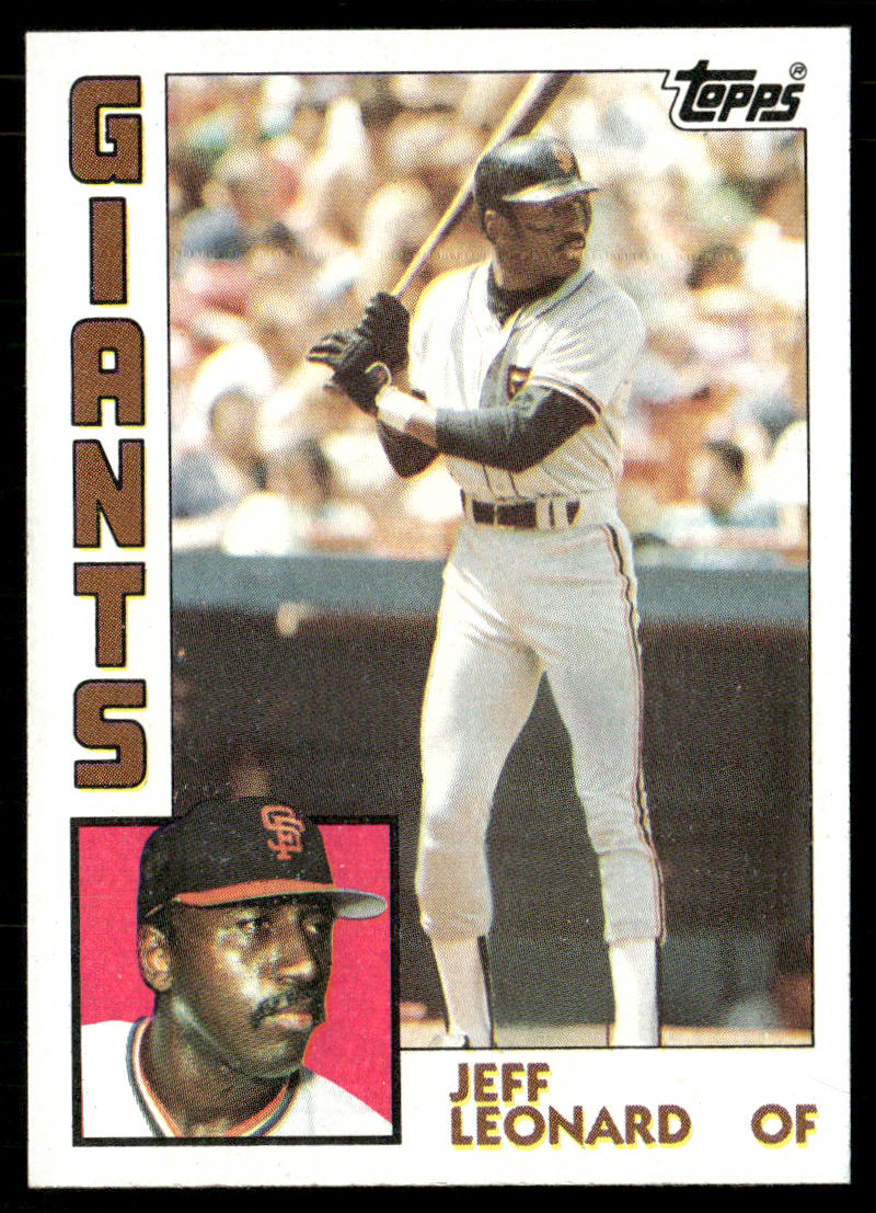 Jeff Leonard 1984 Topps #748 San Francisco Giants