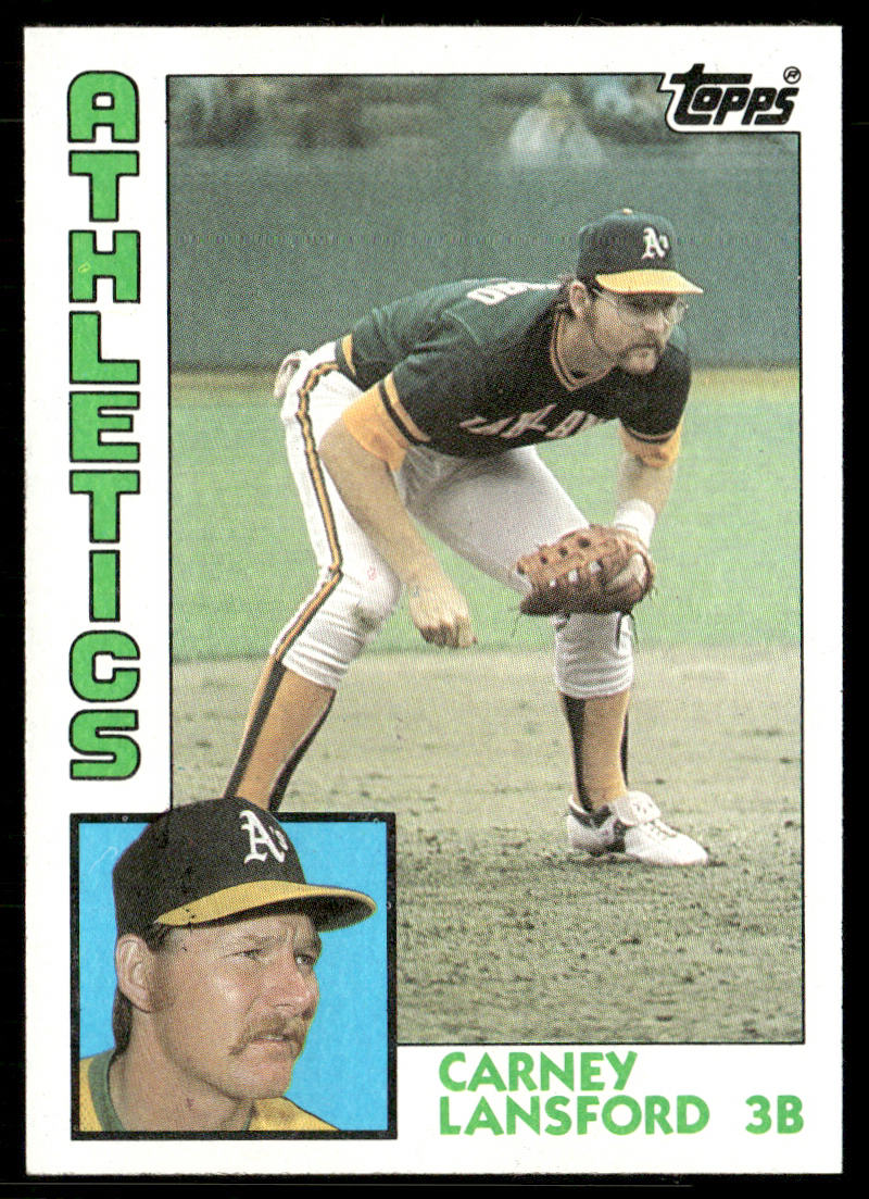 Carney Lansford 1984 Topps #767 Oakland Athletics