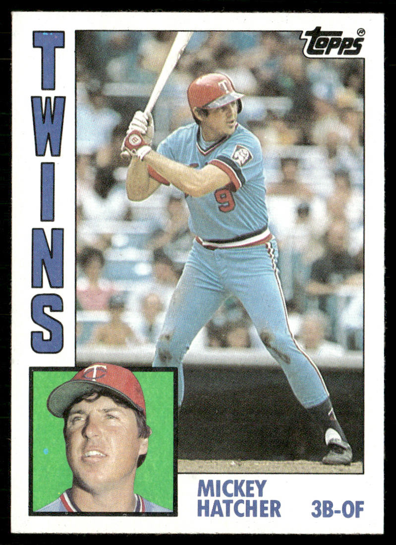 Mickey Hatcher 1984 Topps #746 Minnesota Twins