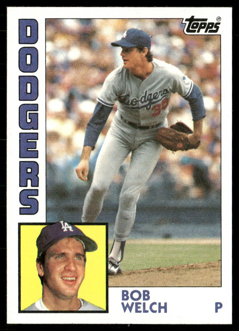 Bob Welch 1984 Topps #722 Los Angeles Dodgers