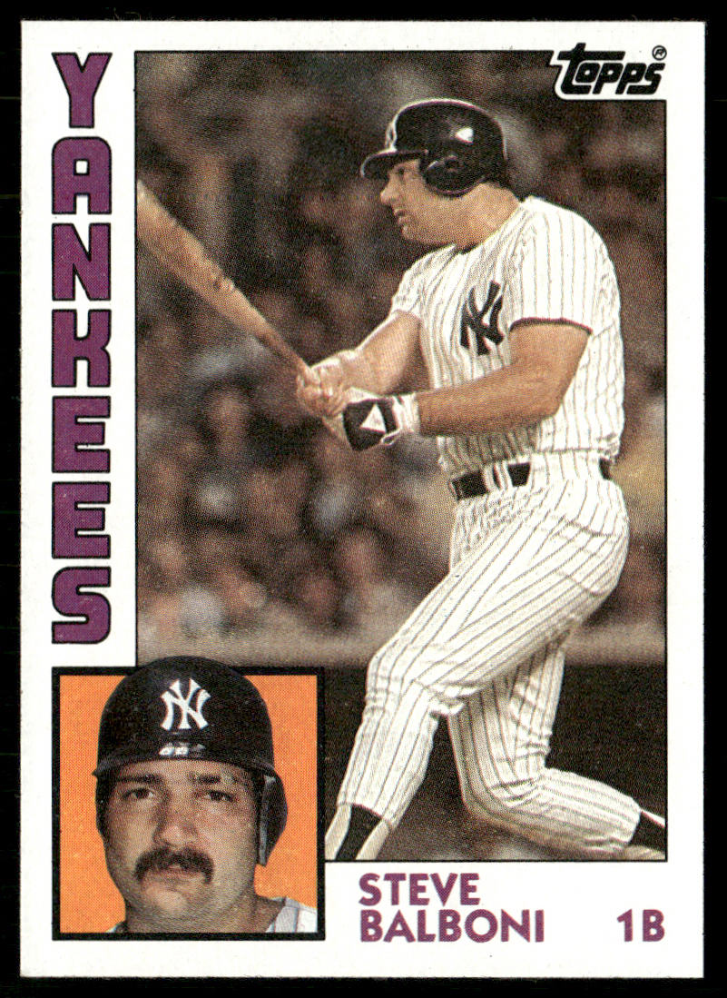 Steve Balboni 1984 Topps #782 New York Yankees