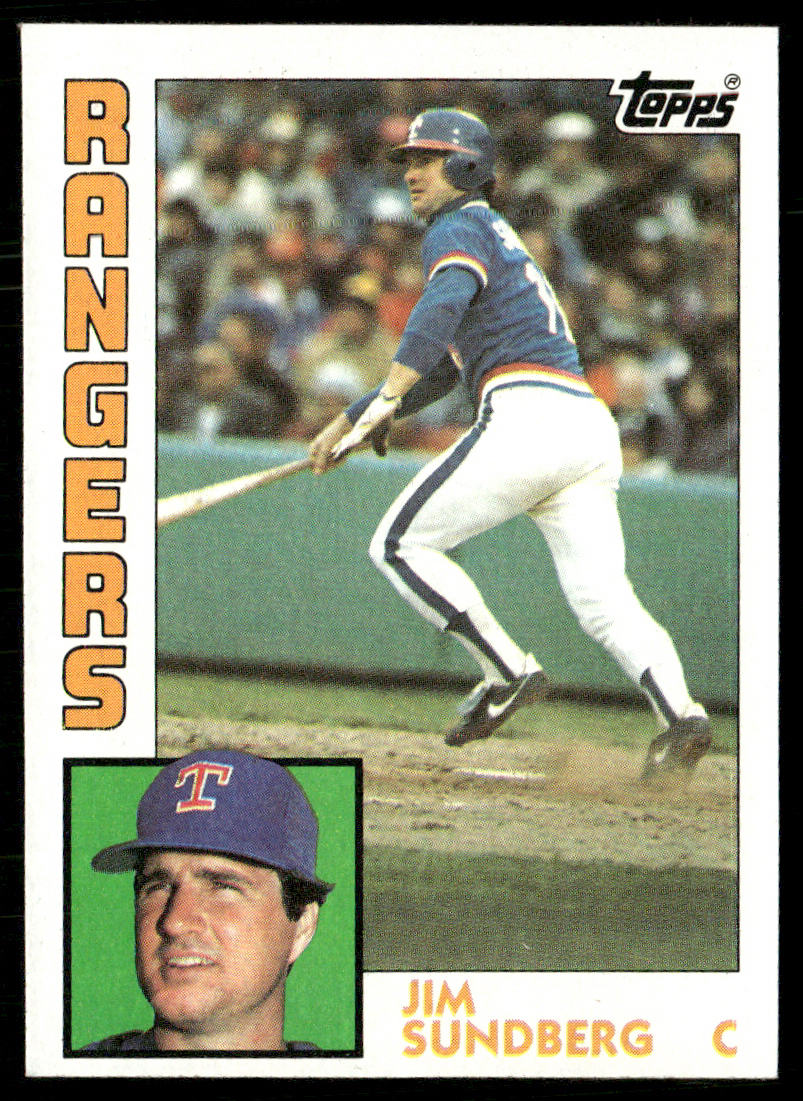 Jim Sundberg 1984 Topps #779 Texas Rangers