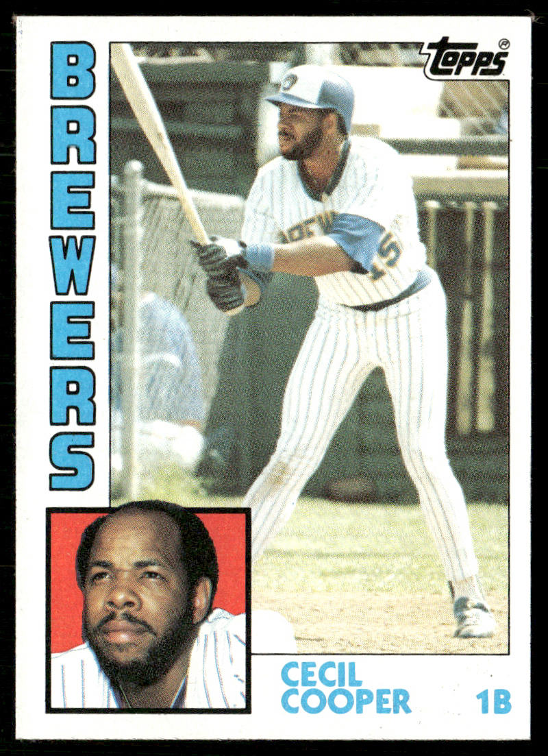 Cecil Cooper 1984 Topps #420 Milwaukee Brewers