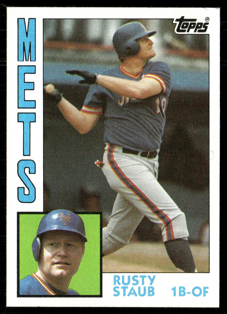 Rusty Staub 1984 Topps #430 New York Mets