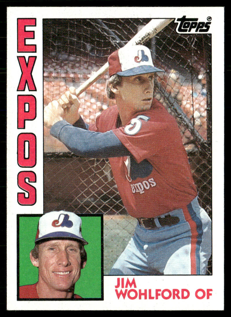 Jim Wohlford 1984 Topps #253 Montreal Expos