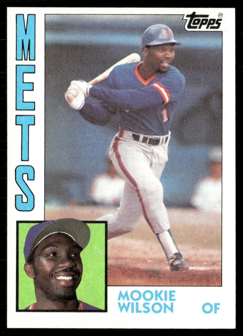 Mookie Wilson 1984 Topps #465 New York Mets