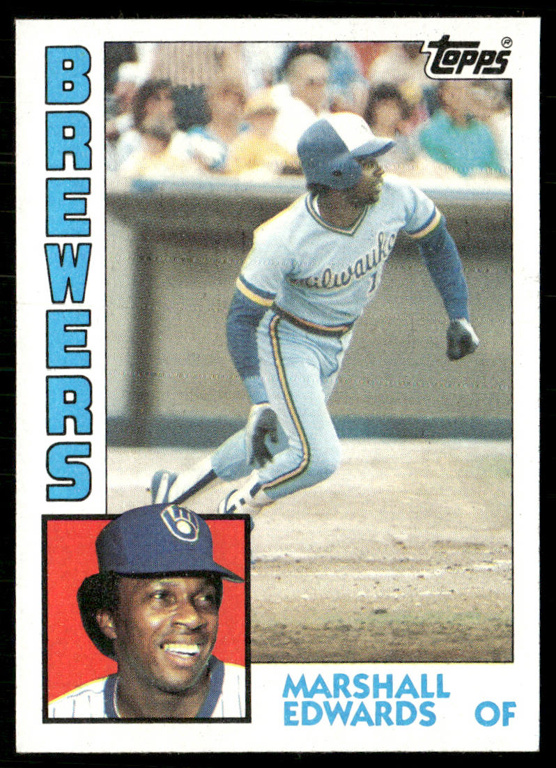 Marshall Edwards 1984 Topps #167 Milwaukee Brewers