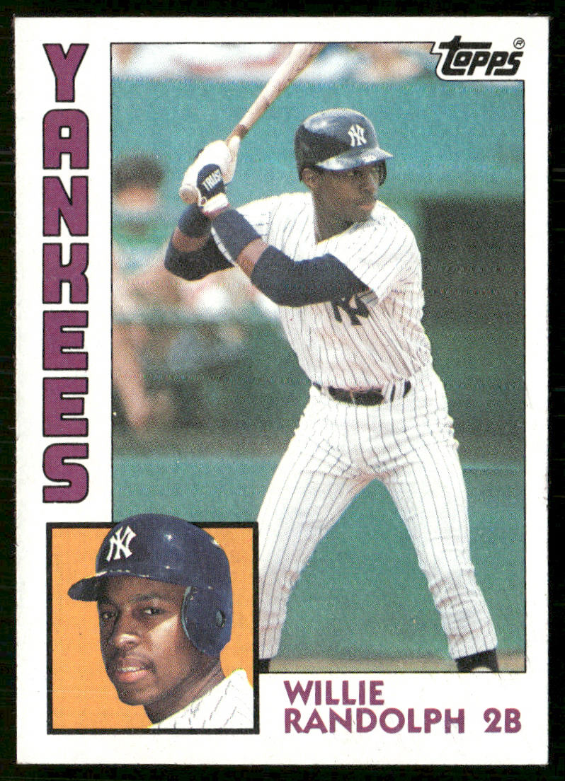 Willie Randolph 1984 Topps #360 New York Yankees