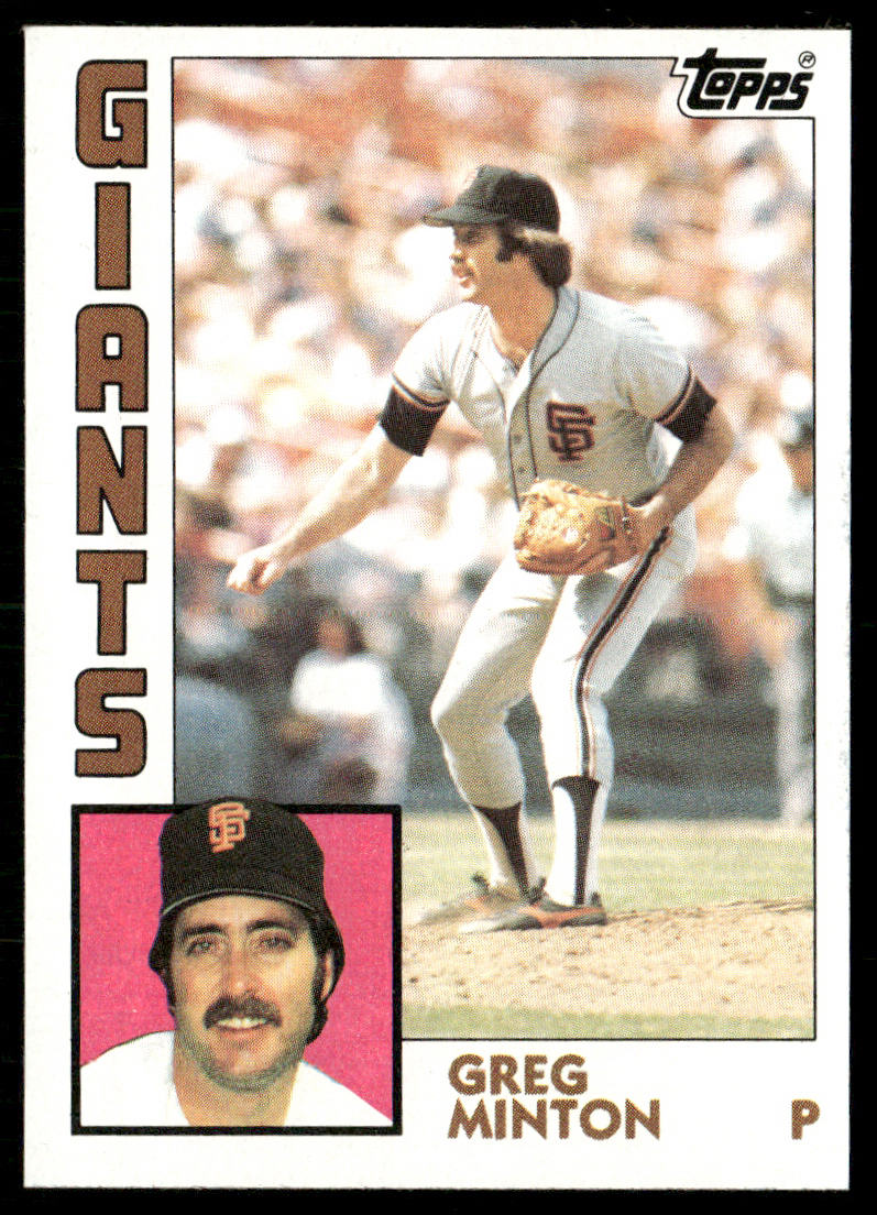 Greg Minton 1984 Topps #205 San Francisco Giants
