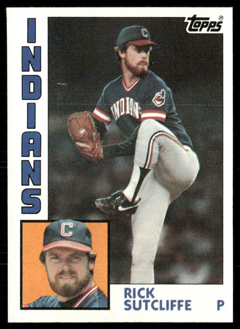 Rick Sutcliffe 1984 Topps #245 Cleveland Indians