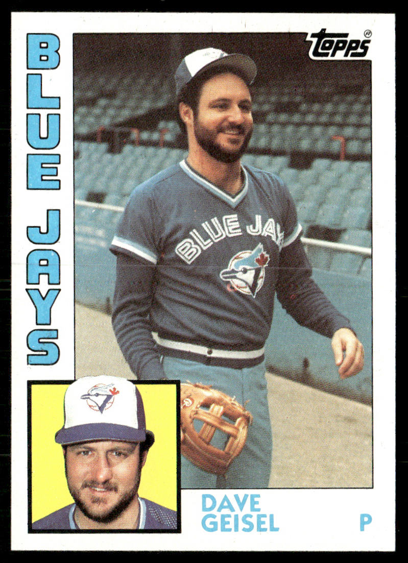 Dave Geisel 1984 Topps #256 Toronto Blue Jays