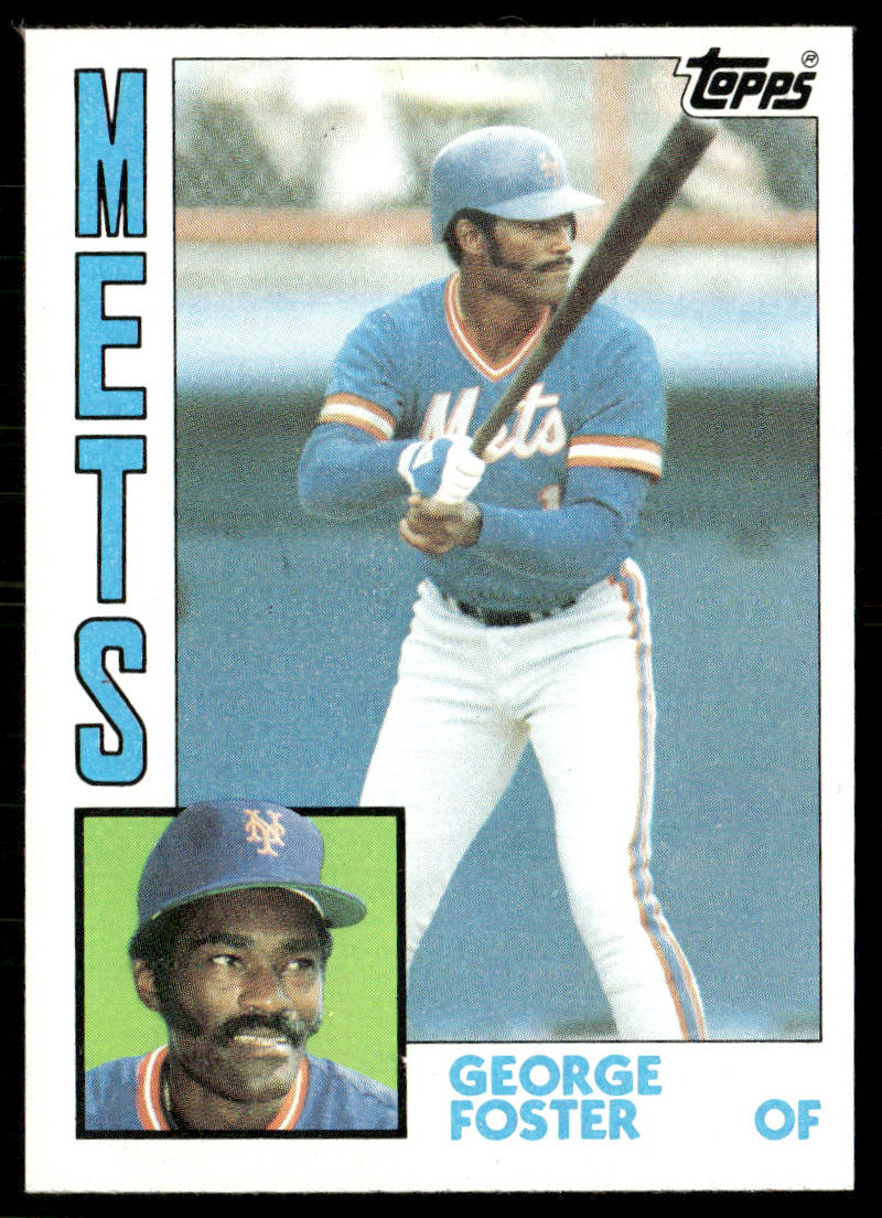 George Foster 1984 Topps #350 New York Mets