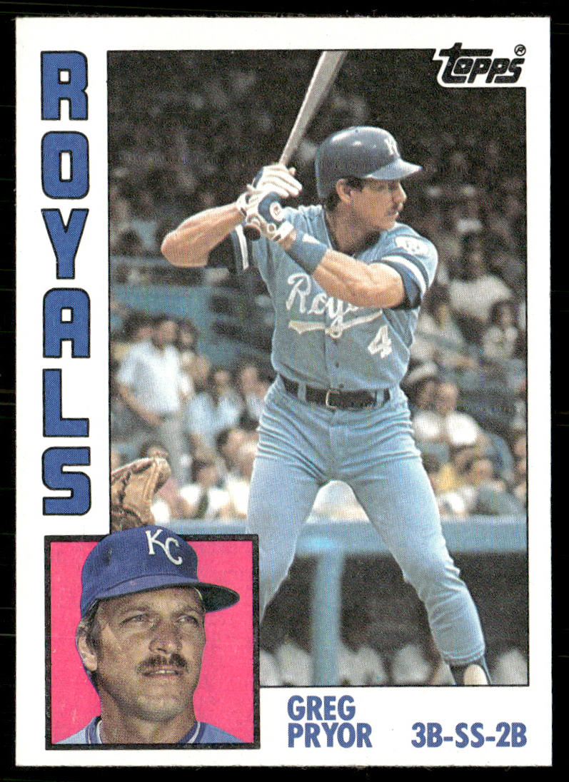 Greg Pryor 1984 Topps #317 Kansas City Royals