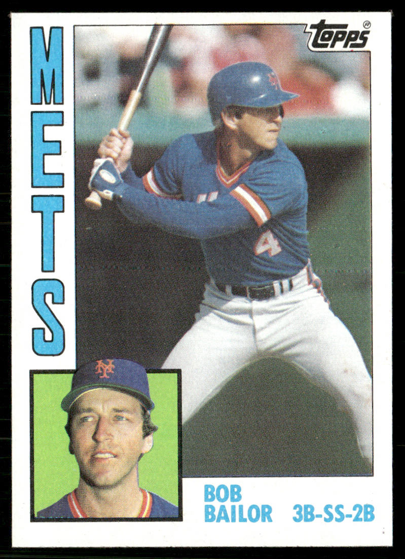 Bob Bailor 1984 Topps #654 New York Mets