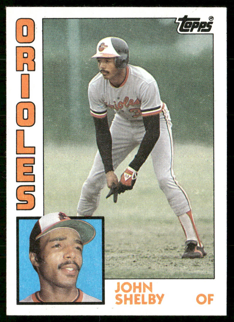 John Shelby 1984 Topps #86 RC Baltimore Orioles