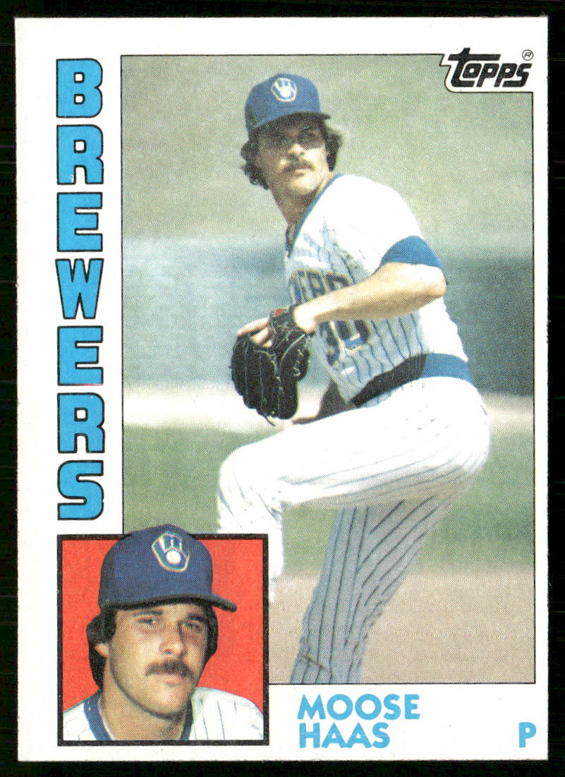 Moose Haas 1984 Topps #271 Milwaukee Brewers
