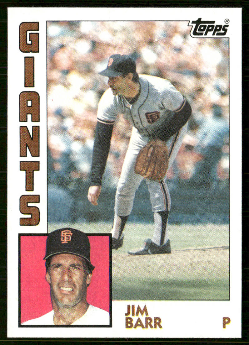 Jim Barr 1984 Topps #282 San Francisco Giants
