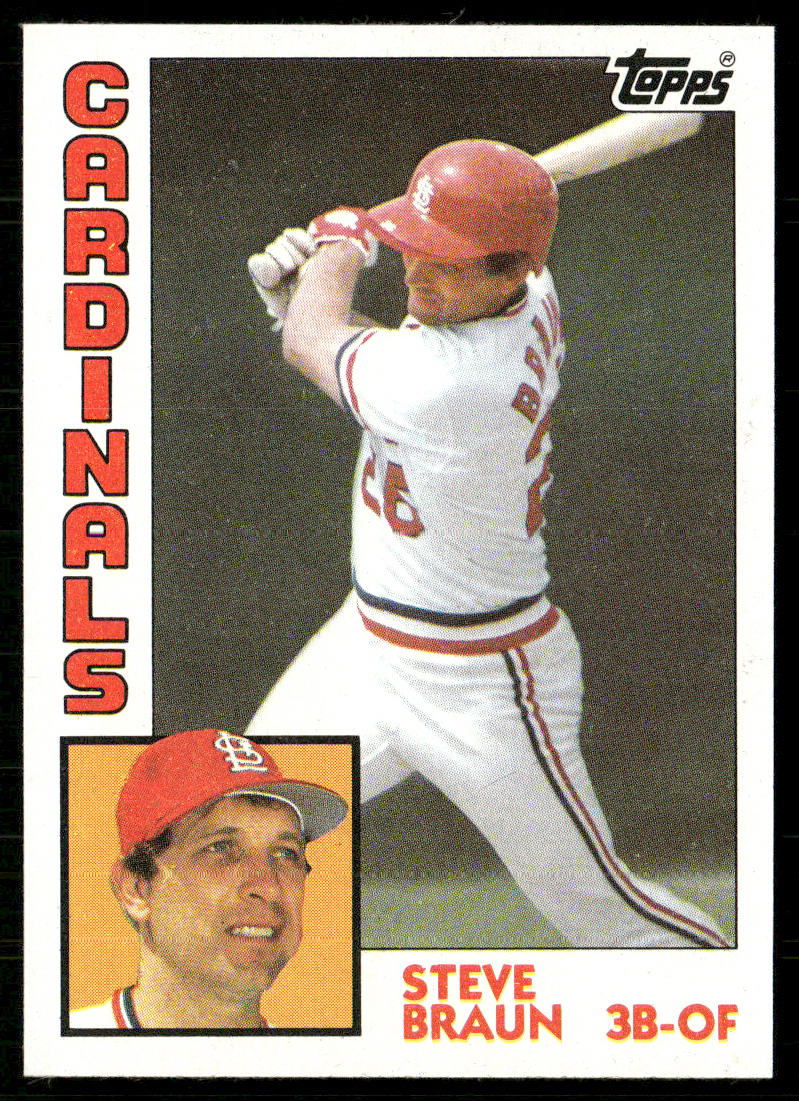 Steve Braun 1984 Topps #227 St. Louis Cardinals