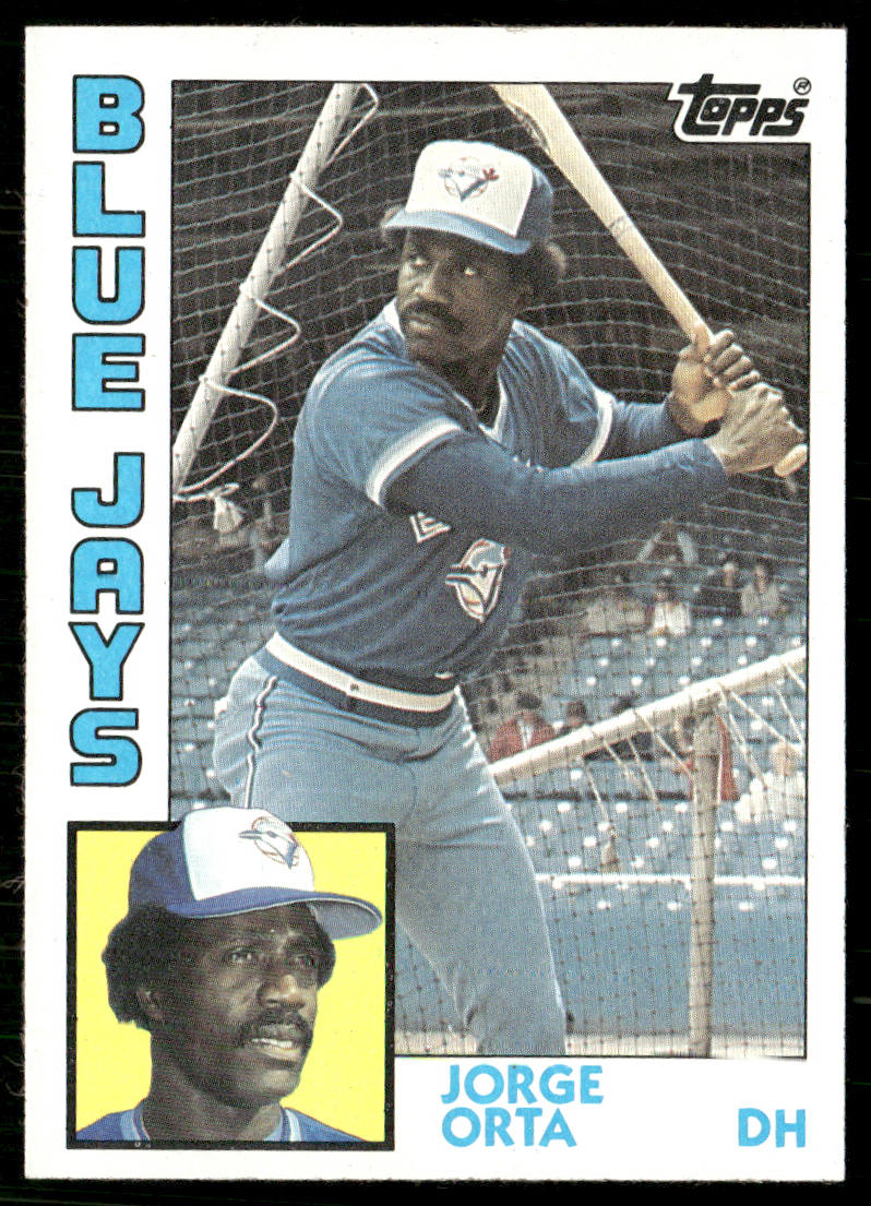 Jorge Orta 1984 Topps #312 Toronto Blue Jays