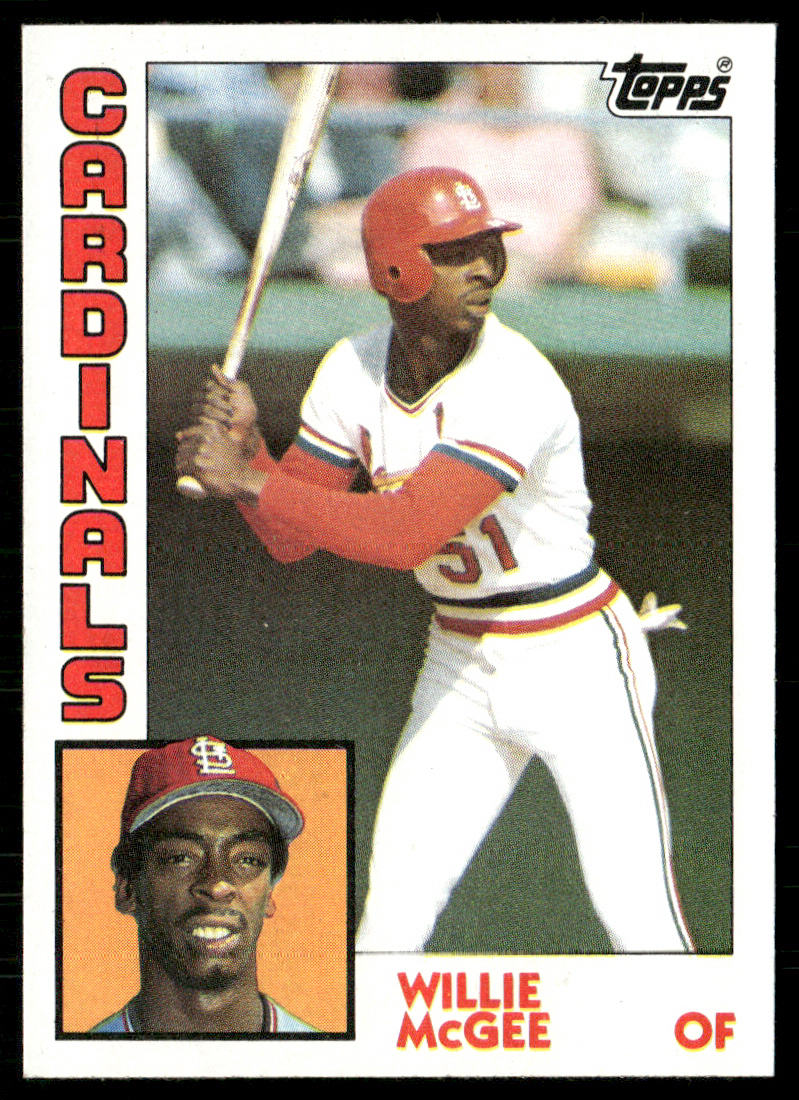 Willie McGee 1984 Topps #310 St. Louis Cardinals