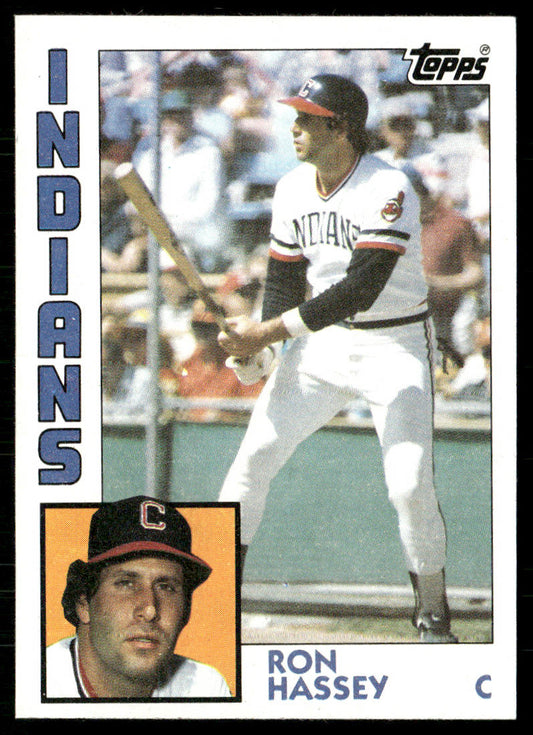 Ron Hassey 1984 Topps #308 Cleveland Indians