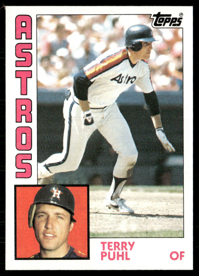 Terry Puhl 1984 Topps #383 Houston Astros