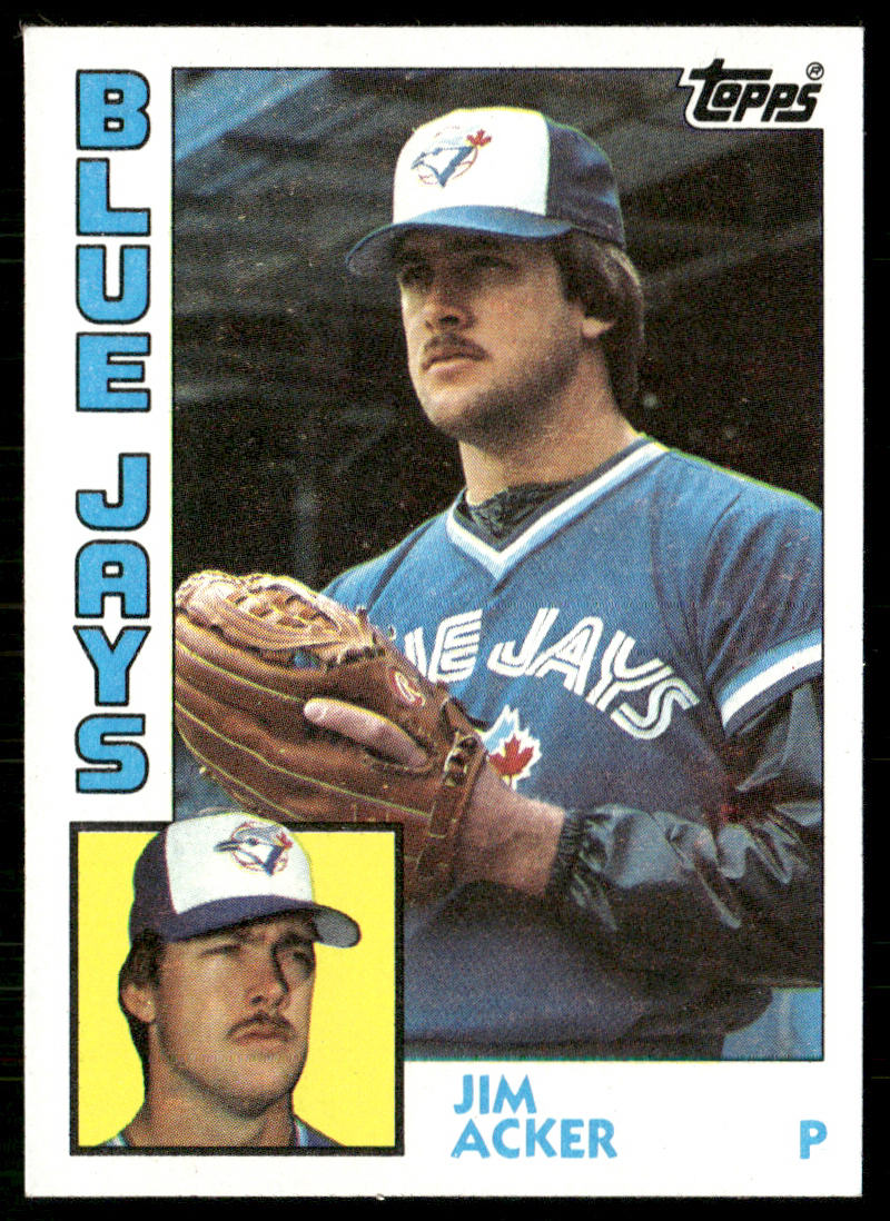 Jim Acker 1984 Topps #359 RC Toronto Blue Jays