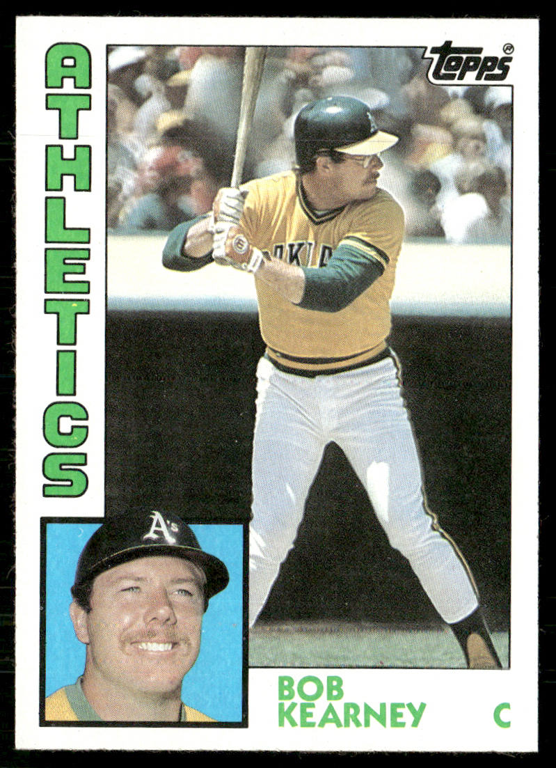 Bob Kearney 1984 Topps #326 Oakland Athletics
