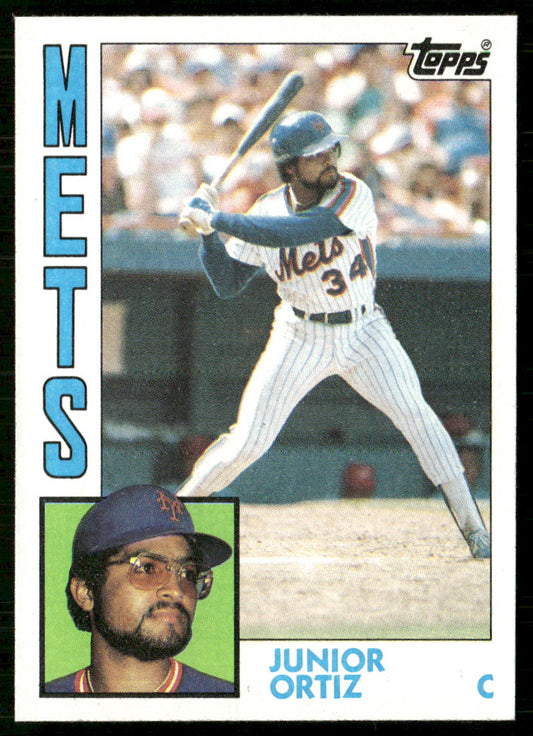 Junior Ortiz 1984 Topps #161 RC New York Mets