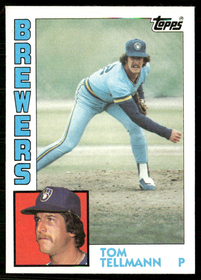 Tom Tellmann 1984 Topps #476 Milwaukee Brewers