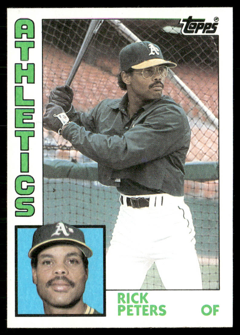 Rick Peters 1984 Topps #436 Oakland Athletics