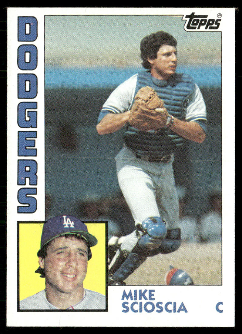 Mike Scioscia 1984 Topps #64 Los Angeles Dodgers
