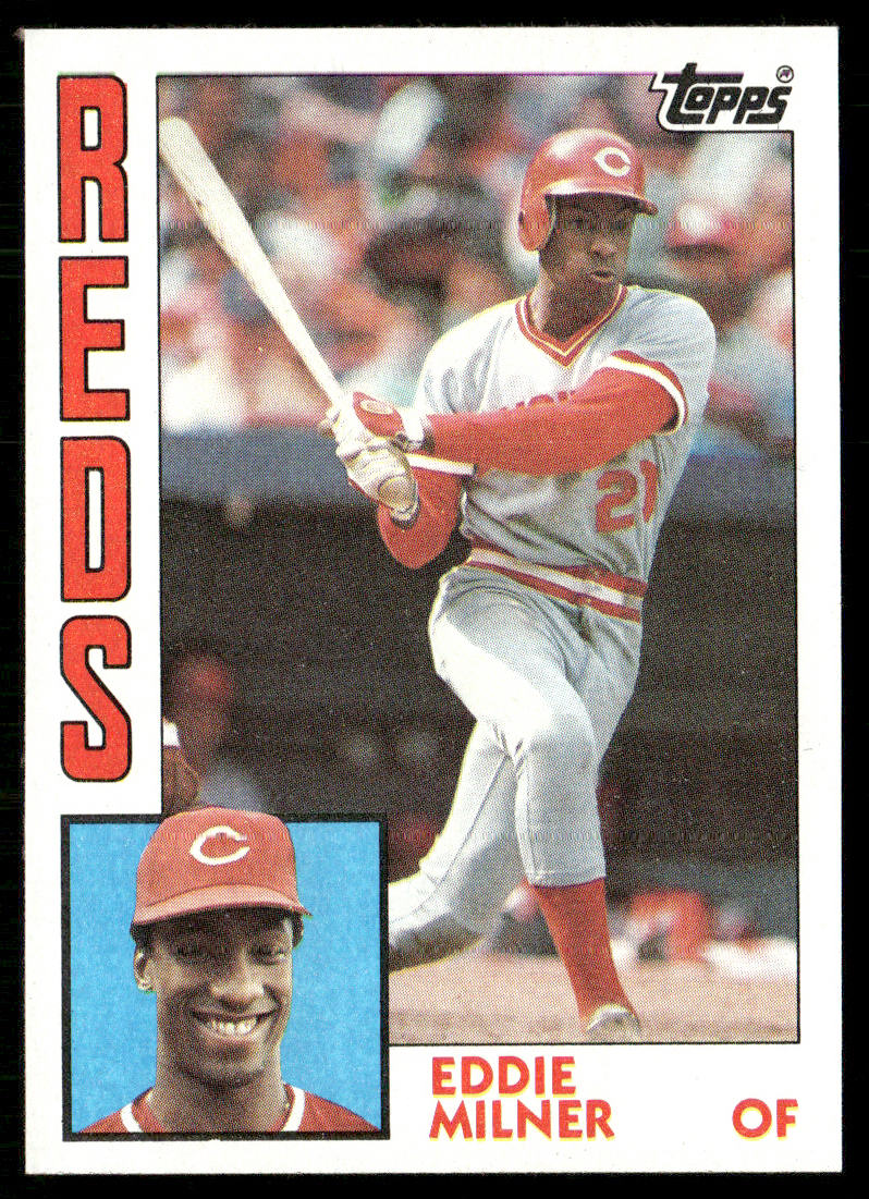 Eddie Milner 1984 Topps #34 Cincinnati Reds