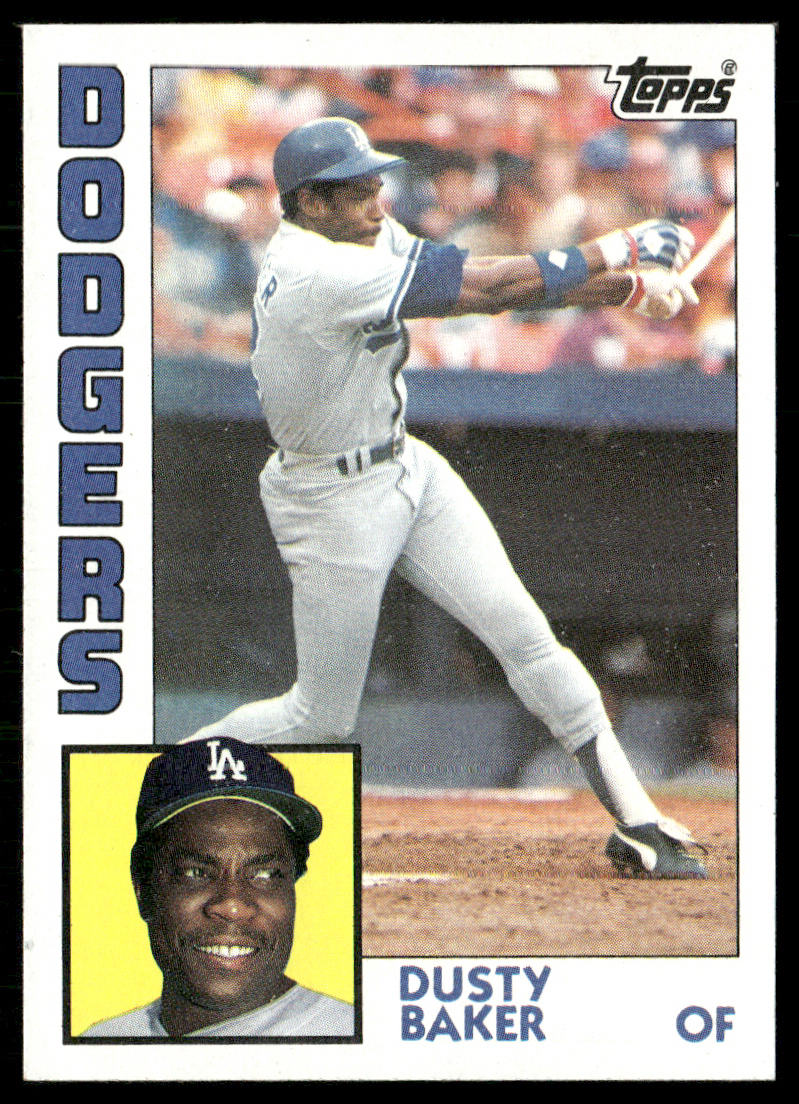 Dusty Baker 1984 Topps #40 Los Angeles Dodgers