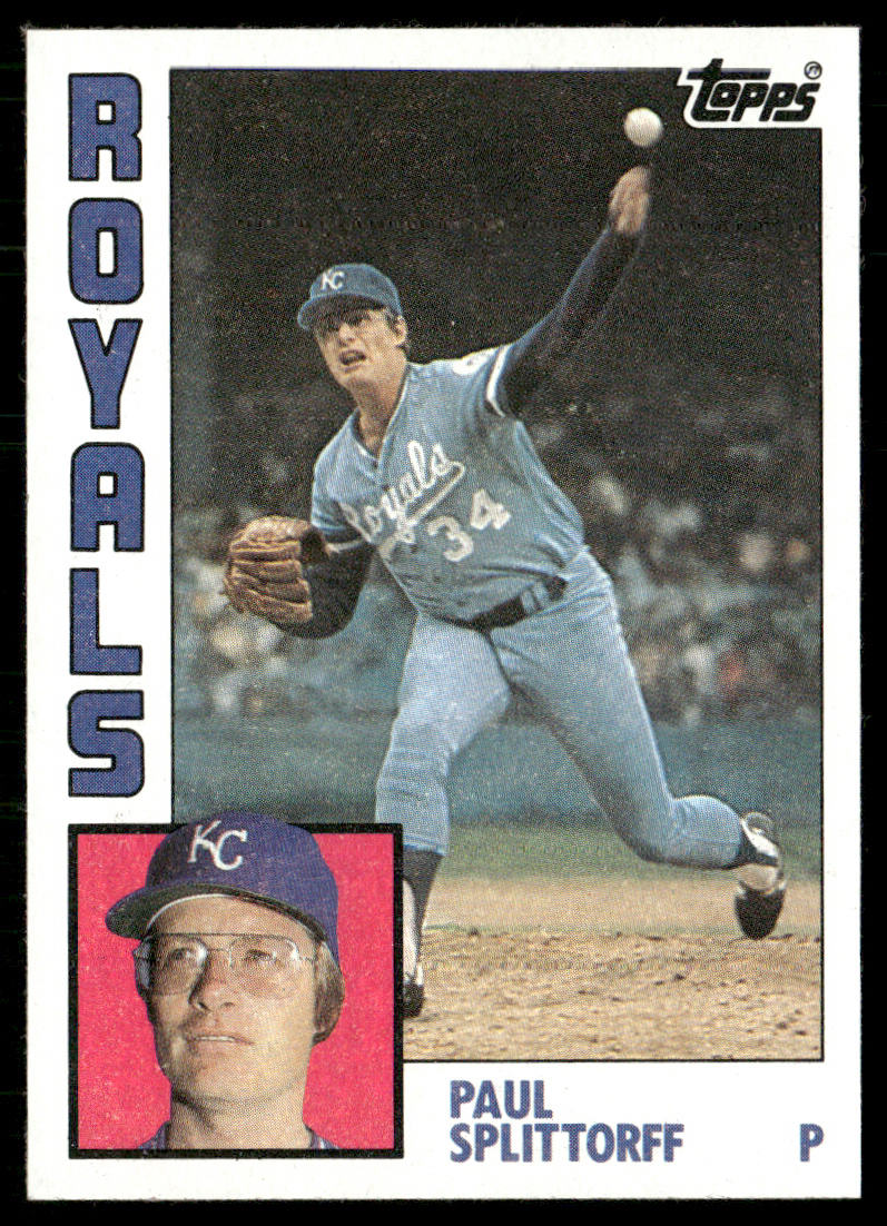 Paul Splittorff 1984 Topps #52 Kansas City Royals