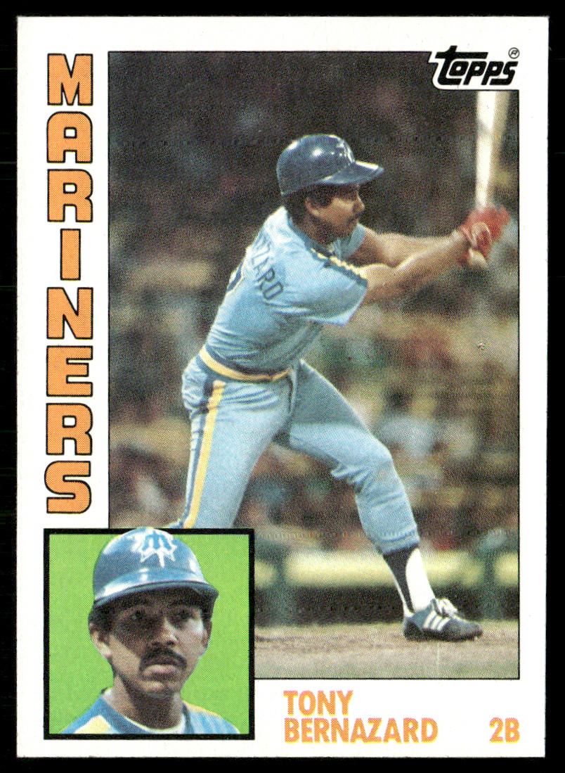 Tony Bernazard 1984 Topps #41 Seattle Mariners