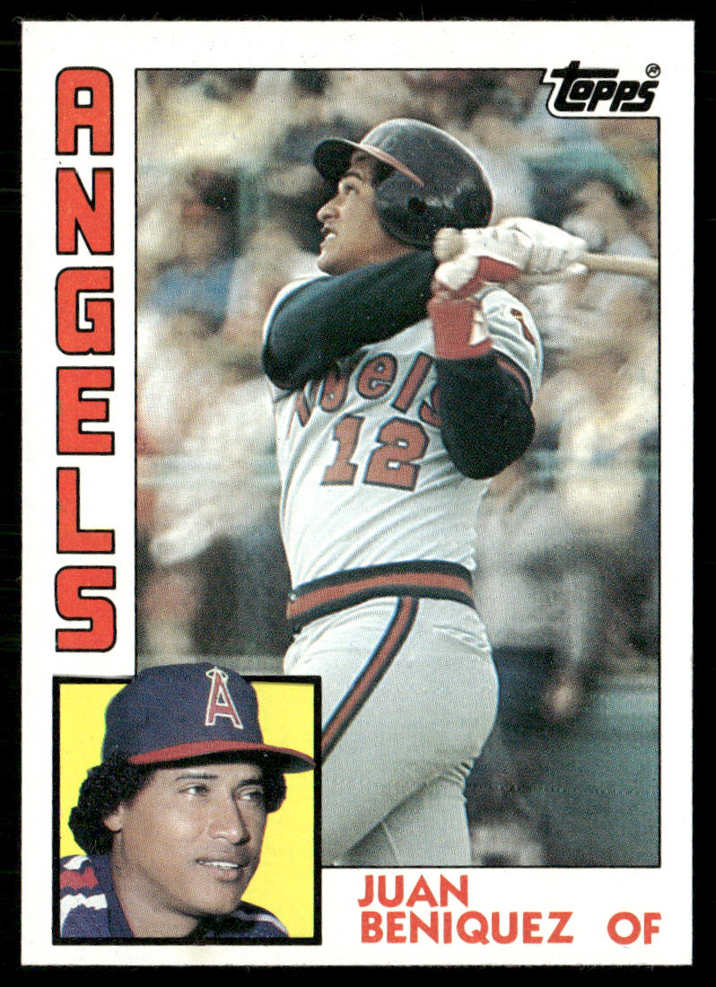 Juan Beniquez 1984 Topps #53 California Angels