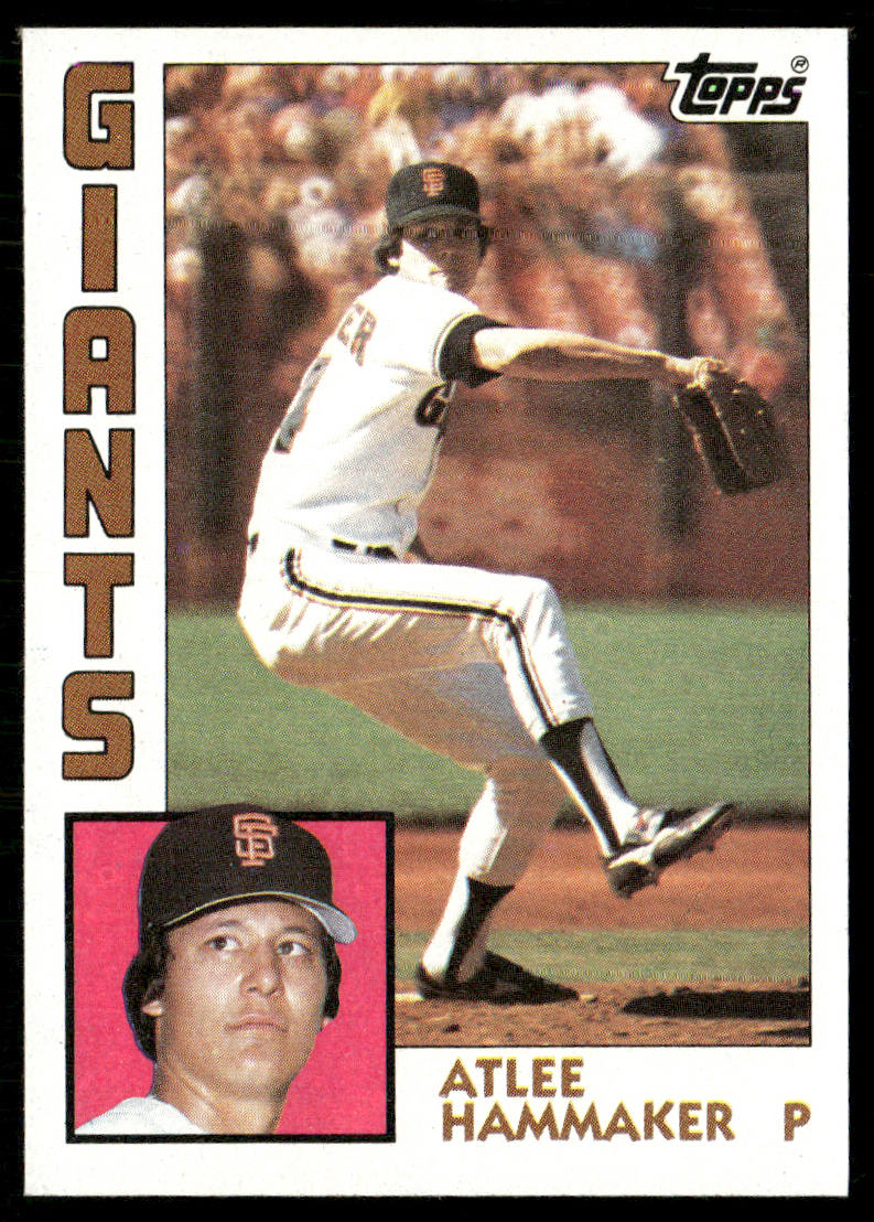 Atlee Hammaker 1984 Topps #85 San Francisco Giants