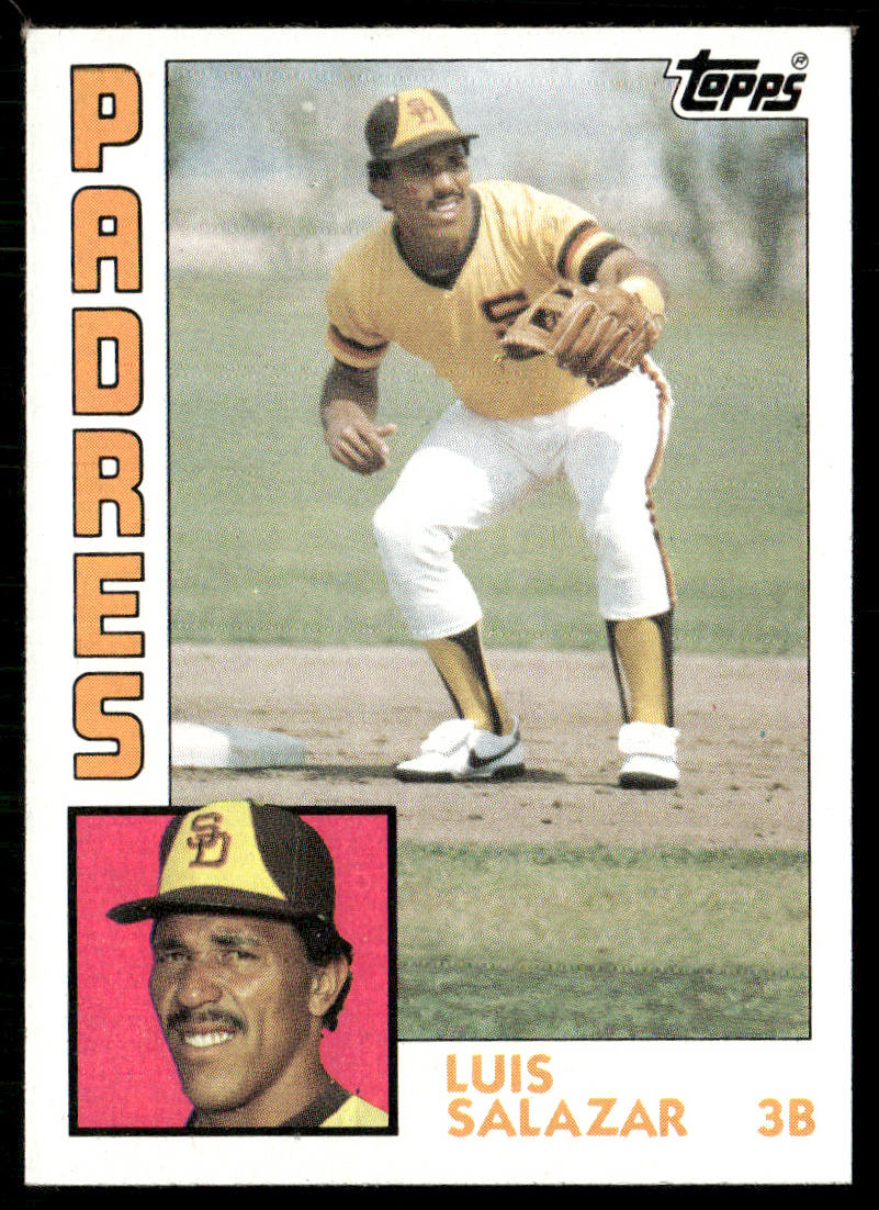 Luis Salazar 1984 Topps #68 San Diego Padres