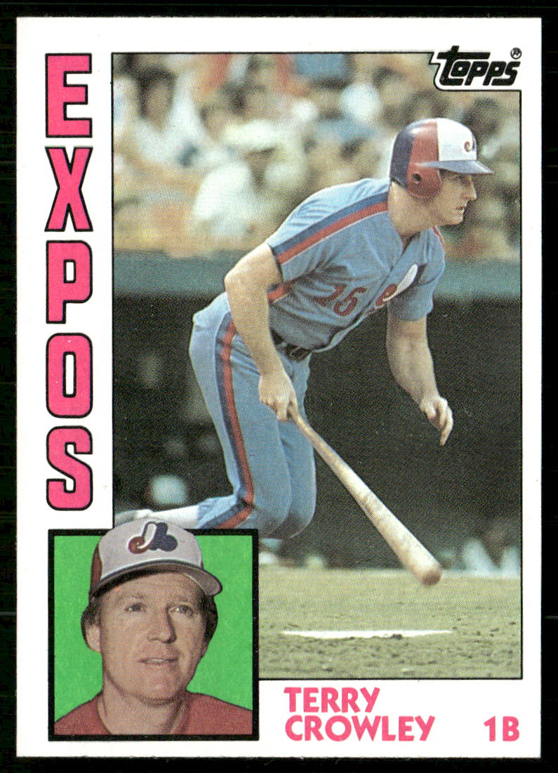 Terry Crowley 1984 Topps #732 Montreal Expos