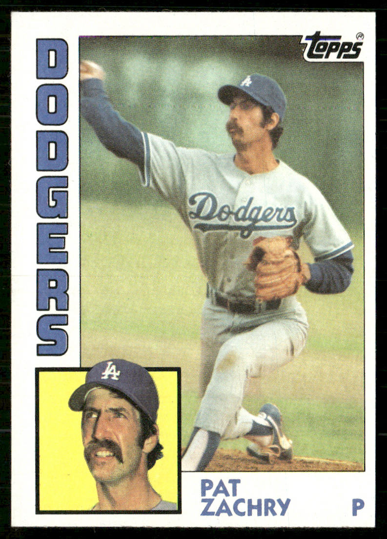 Pat Zachry 1984 Topps #747 Los Angeles Dodgers