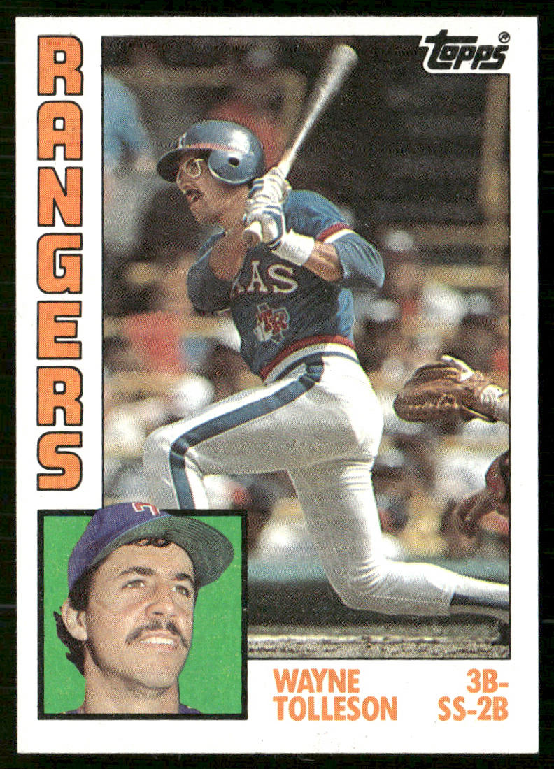 Wayne Tolleson 1984 Topps #557 Texas Rangers