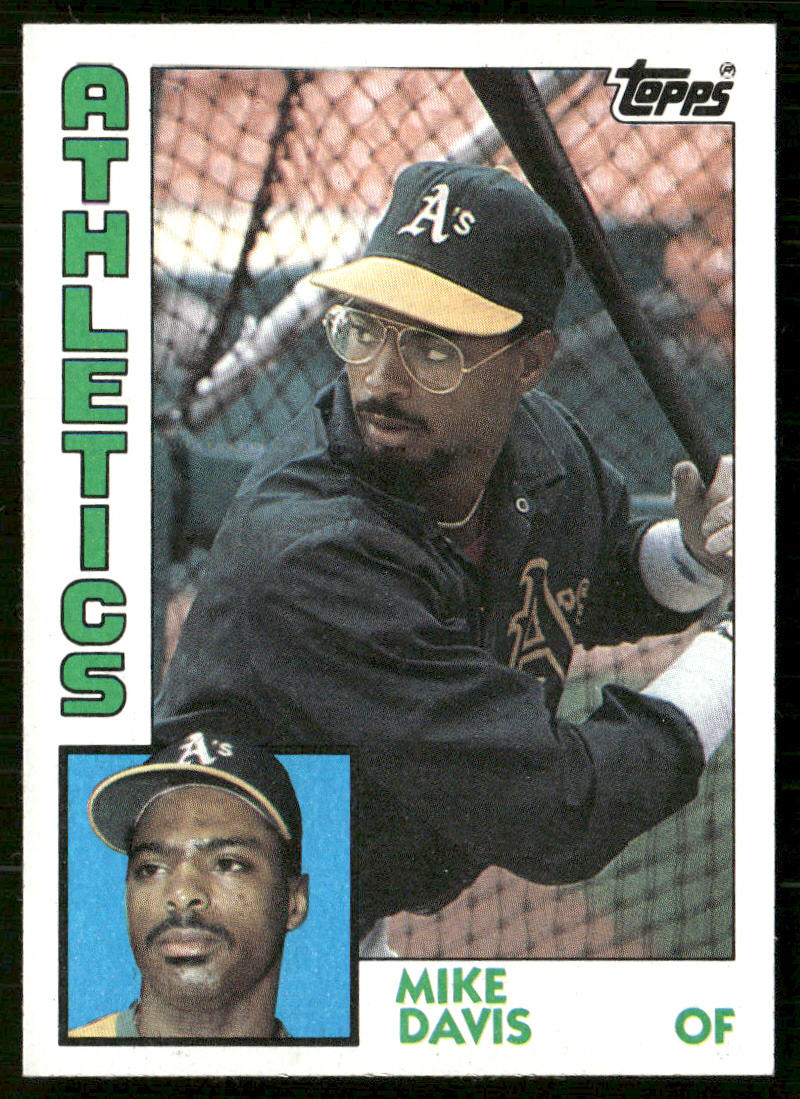 Mike Davis 1984 Topps #558 Oakland Athletics