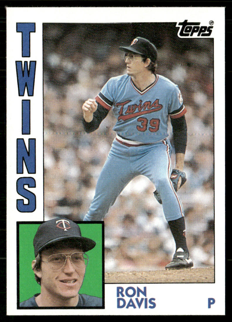 Ron Davis 1984 Topps #519 Minnesota Twins