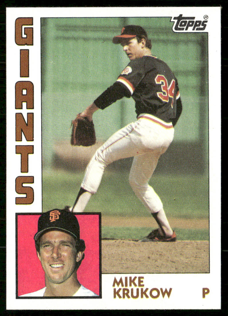 Mike Krukow 1984 Topps #633 San Francisco Giants