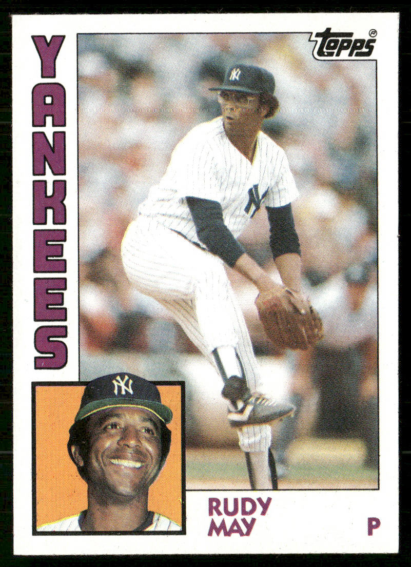Rudy May 1984 Topps #652 New York Yankees